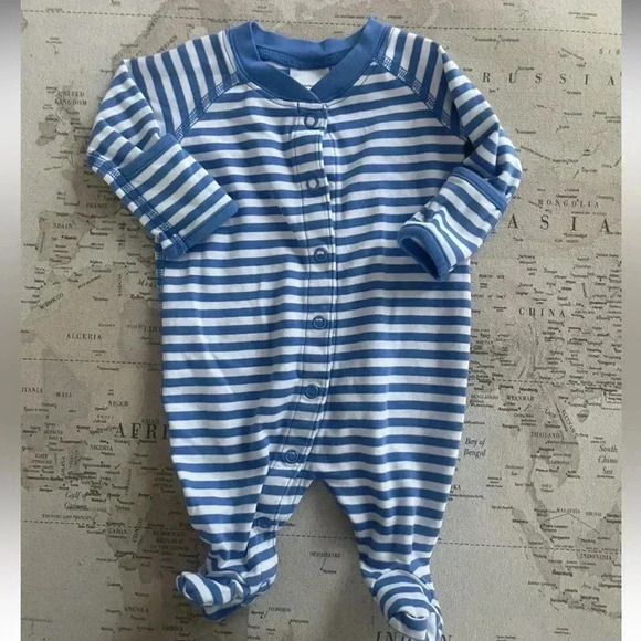 Hanna Andersson Other - Hanna Andersson Striped Footie NB